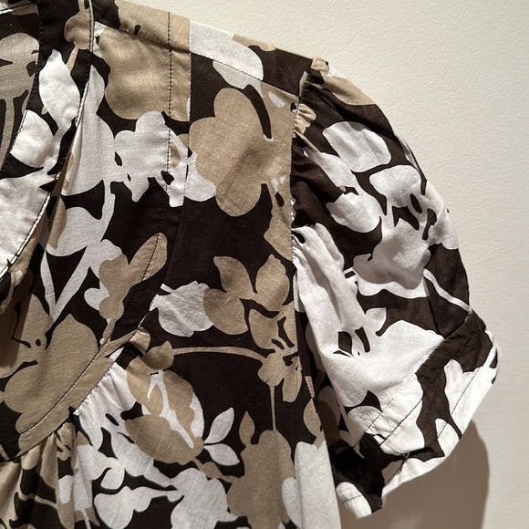 Retro print floral blouse-GAP medium tall - Picture 5 of 6